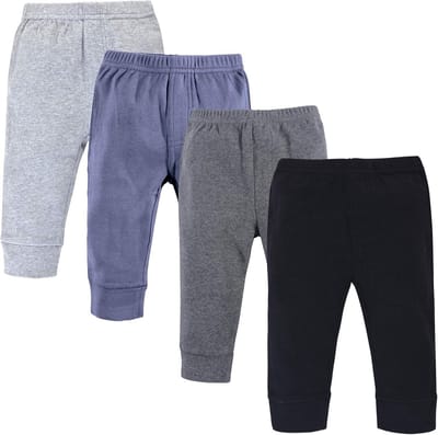 Organische Katoenen Baby Jongen Meisje Maillot Broek Blauw Grijs 9-12 Maanden