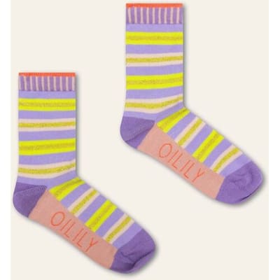 Oilily Margoso Sokken- maat26-28 Pastel Lila