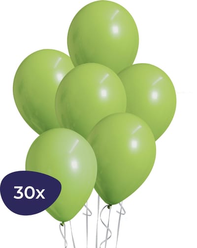 Groene Ballonnen - 30 stuks - Helium Ballonnen - Latex - Versiering Verjaardag - Jungle Versiering