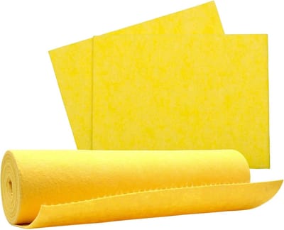 Famanu – Rol gele doek 6 Mt | Herbruikbare keukendoeken | Keukenroldoeken Huisreiniging | Absorberende Balleta Roll | Schoon huis en kantoor