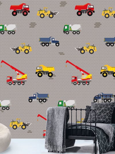 INGK - Kate & Andy - Behang - Let's Build (gray)