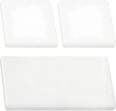 Stopcontact Afdekking - Wandplaat - Stopcontacten Afdekken - Montage Zonder Boren - 3 Stuks - Wit