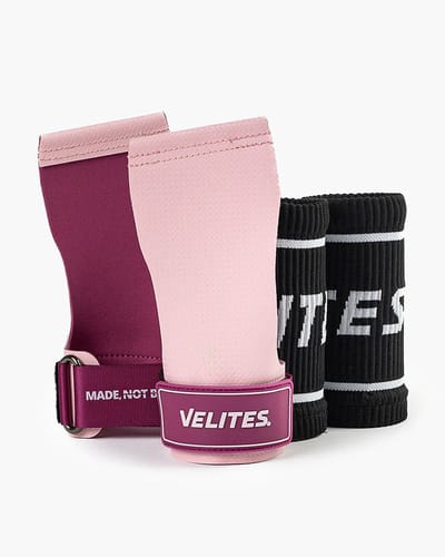Velites Quad Ultra Hand Grips L Pink-Pink – Fitness & Functional Training – Zonder Chalk – Pull-Ups & Bar Training