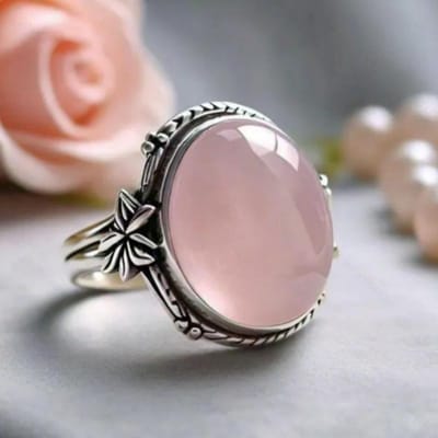 Niche Retro Design Ovale Gegraveerde Bloemige Ring Mannen en Vrouwen Trend Vakantiefeest Modeaccessoires Cadeaus 10 gray