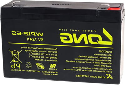 Vervangende Batterij - 6V Accu - Kinder Speelgoed - Oplaadbaar Onderhoudsvrij - 12Ah - Zwart