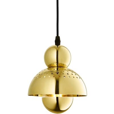 DESIGN BY US Hanglamp XS gezocht, goudkleurig, ijzer, Ø 15 cm