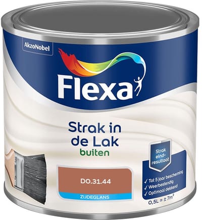 Flexa - Strak In De Lak Buitenlak Zijdeglans - D0.31.44 - Mengverf - 500 Ml