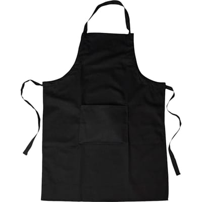 Verfschort Creativ Company lengte 89cm breedte 66cm katoen zwart