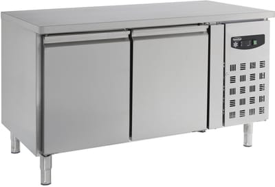 Combisteel Bakkerij Koelwerkbank - STANDARD LINE - 428L - 2 Deuren EN600x400 - +2°C/+8°C - Geforceerd - 1510x800x860mm
