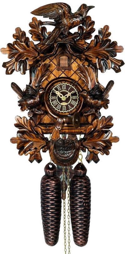 Trenkle - 8367-4_nu - gebeeldhouwde koekoeksklok - 8-daags kettinguurwerk - Kuckuck Classic