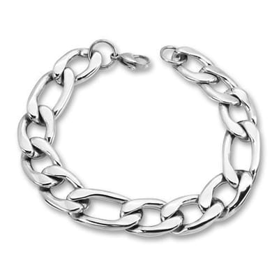 Amanto Armband Ablel  - 316L Staal - Ovaal - 14mm - 21cm