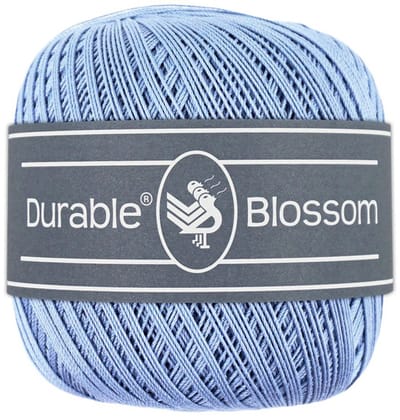 Durable Blossom - 319 Blue - Verfijnd Gemerceriseerd Katoen Garen