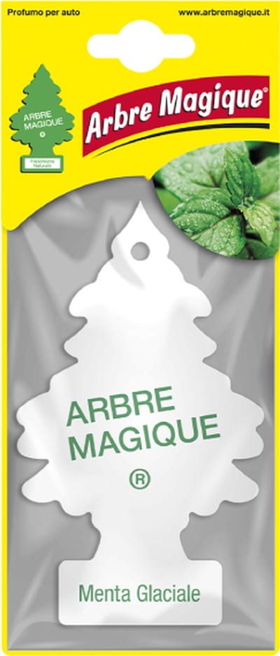 Munt Arbre Magique Geurboom luchtverfrisser voor in de auto Menta Glaciale – Car Parfum – Geurboompje – Geurbooster – Wonderboom – Geurverfrisser – Nieuwe Auto – Autogeur – Autoparfum – Geurblad