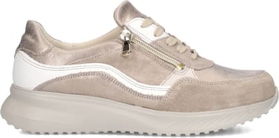 Waldläufer Janka Sneakers - Leer - Dames - Goudkleurig - Maat 38