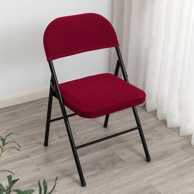 1/2/4/6 Stuks Huishoudelijke Vouwen Eetkamerstoel Cover Rugleuning Stoel Hoes Kantoor Computer Stofdicht elastische Stoel Hoes 1 PC