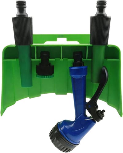 Wandslanghouder - Tuinslang organizer - Tuin onderhoud - Weerbestendig materiaal - 326 x 205 x 184 cm - Groen