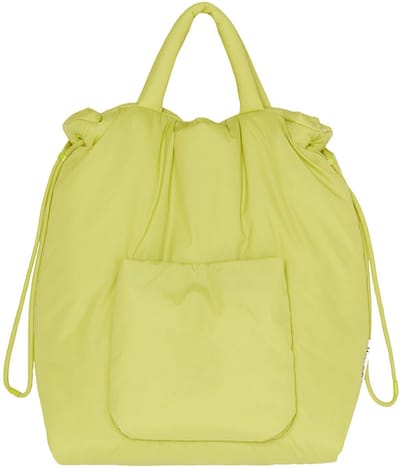 Marc O'Polo Schoudertas Kaija Shopper Lime Green Lichtgroen