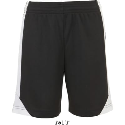 SOL'S Kids´ Olimpico Contrast Short LT01720 - Black/White - 6 Jahre (116)