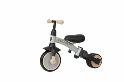 Qplay 3 In 1 Driewielige Kinderwagen Zilver