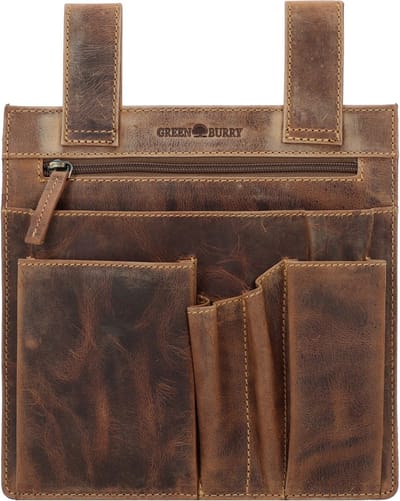 Greenburry Vintage Gereedschapstas Leer 23 cm - Jongens - brown