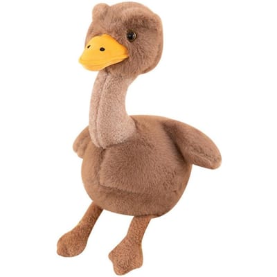 Zacht Gevuld Struisvogel Pluche Speelgoed Grote Ogen Simulatie Stijl Struisvogel Pluche Pop Bureau Ornament Creatief Ontwerp Wilde Dier Pop