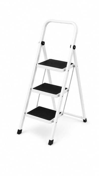 Huishoudtrap - 3 treden - Lichtgewicht - Anti slip - 150 KG