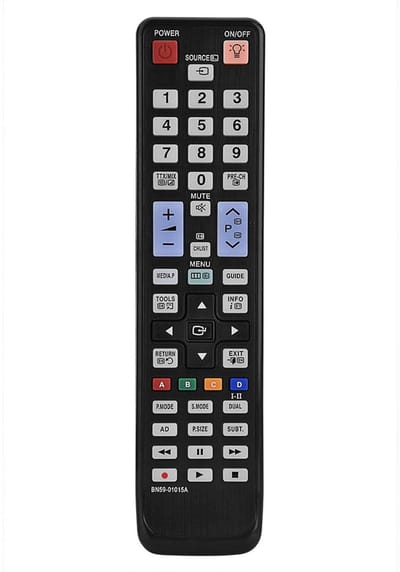 Allecto - Afstandsbediening - Professionele controllervervanging - Compact - Zwart - Smart TV - Gebruiksvriendelijke bediening - Geschikt voor dive...