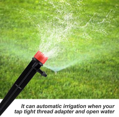 Tuin Irrigatieset - Automatisch Watergeefsysteem - Planten Water Geven - Verstelbare Druppelaars - 25 Meter Slang