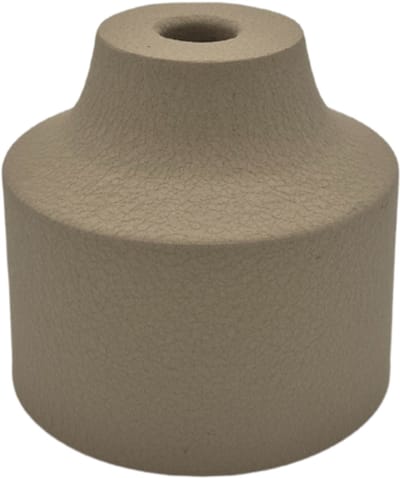 Deco4yourhome® - Kandelaar - Scandinavisch - Zaya - 12cm - Creme - Grijs