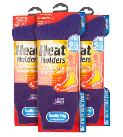 HEAT HOLDERS - 3-Pack Meisjes Geïsoleerde Thermosokken voor de Winter