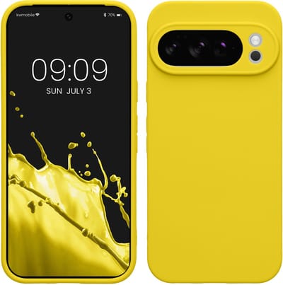 kwmobile telefoonhoesje geschikt voor Google Pixel 10 Pro - Hoesje voor smartphone - Precisie camera uitsnede - In stralend geel