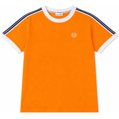 T-shirt Korte Mouw Sergio Tacchini Pino Ringer T-Shirt Orange Pepper/White