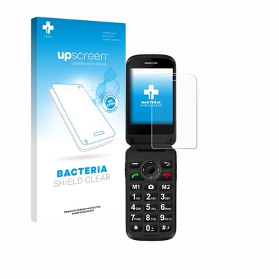 upscreen - Screenprotector voor Simvalley Mobile XL-970 - Folie Beschermfolie transparant antibacterieel