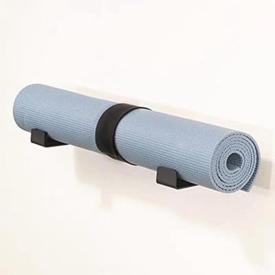Yogamat Opbergrek voor Fitness - Wandhaken en Organiser voor Schuimrollen en Weerstandsbanden