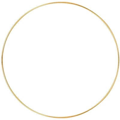 Anneaux métalliques dorés de 25 cm et 30 cm, décoration pour attrape-rêves, carillons éoliens, technique d'emballage de couronnes, art floral 30CM