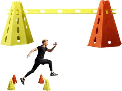 Trainingspionnen Set - Agility Markers - Sport Training - Veelzijdig Gebruik - Verstelbare Hoogte - Meerdere Kleuren