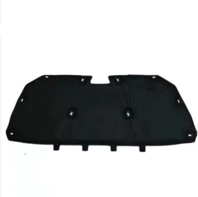 Isolatiepad Motorkap - Geluiddempend Katoen - Warmte Regulatie - Directe Pasvorm - 100x100 mm - Zwart