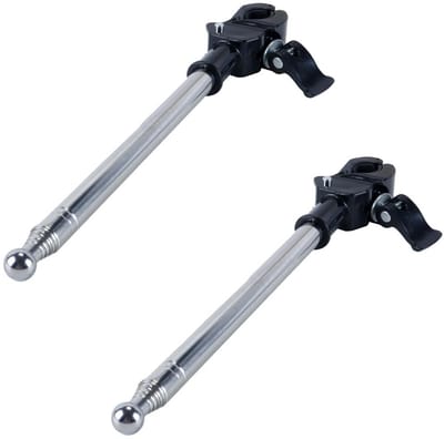 Dailygoods - 2 Stuks Telescopische Vlaggenmasthouders voor Motoren
