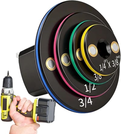 Contactadapterset - Magnetisch gereedschap - Krappe ruimtes repareren - Anti-slip magnetisch slot - 4-delig - Zilver