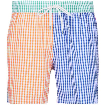 Zwembroek Polo Ralph Lauren MAILLOT DE BAIN A CARREAUX EN SEERSUCKER