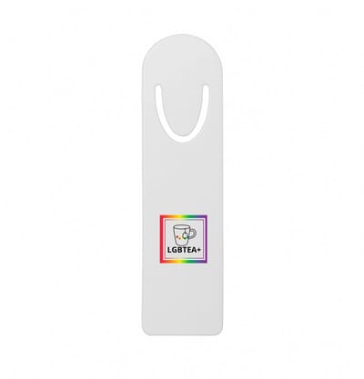 Hacebo® - Pride cadeau metalen boekenlegger - Lgbt pride - Pride vlag - Gay cadeau - Gay pride accessoires - Homo - LGBTQ vlag - accessoires - cadeau - met tekst - Bladwijzer boekenleggers - 12.7 cm x 3.2cm
