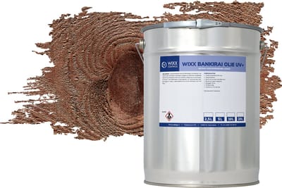 Wixx Bankirai Olie UV+ - 10L - Donker Eiken