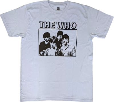 The Who - Band Photo Frame Heren T-shirt - S - Blauw