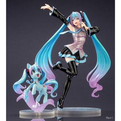 Hatsune Miku Figuur My Little Pony Bishoujo Pinkie Pie Fluttershy 1/7 Anime PVC Actiefiguur Speelgoed Collectie Model Pop No Retail Box
