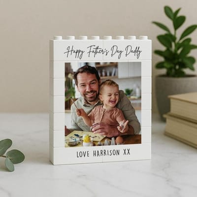 Gepersonaliseerde Puzzel - Foto Aandenken - Cadeau voor Papa - Aanpasbaar met Tekst - Medium Formaat