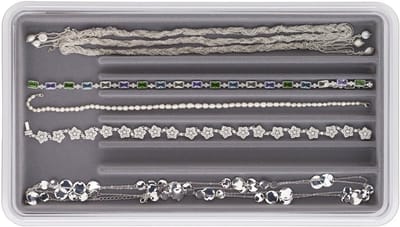 Sieraden Ketting Organizer Dienblad met Aanslagbestendige Voering