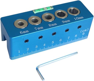 Perforator Boorgeleider met Boorsjabloon voor Meubels en Planken Montage - Multifunctionele Houtbewerking Handgereedschap