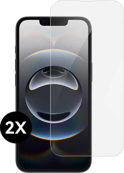 Screenprotector geschikt voor iPhone 16e Screenprotector Glas Gehard Tempered Glass Full Cover - Screenprotector geschikt voor iPhone 16e Screen Protector Screen Cover - Volledig dekkend - 2 stuks
