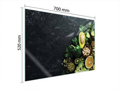 TMK ArtDeko - Panbeschermer Serie - Glazen Beschermplaat - 70x52 cm - Veilig In Gebruik