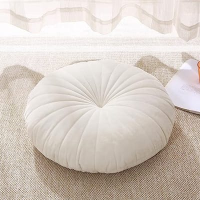 Rond Meditatiekussen - Grote Fluwelen Vloerkussens voor Yoga en Woonkamer - Comfortabele Zetels voor Volwassenen